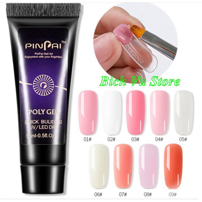 Tuýp Gel Gum nối móng 15ml