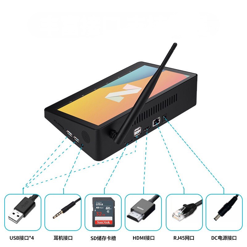 Máy tính mini cảm ứng PIPO X9S, Ram 3G, SSD 64G, windows 10