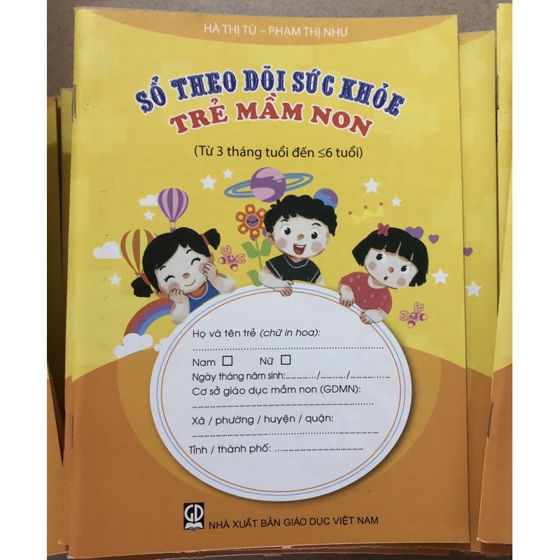 Vở sổ sức khoẻ, sổ theo dõi sức khoẻ