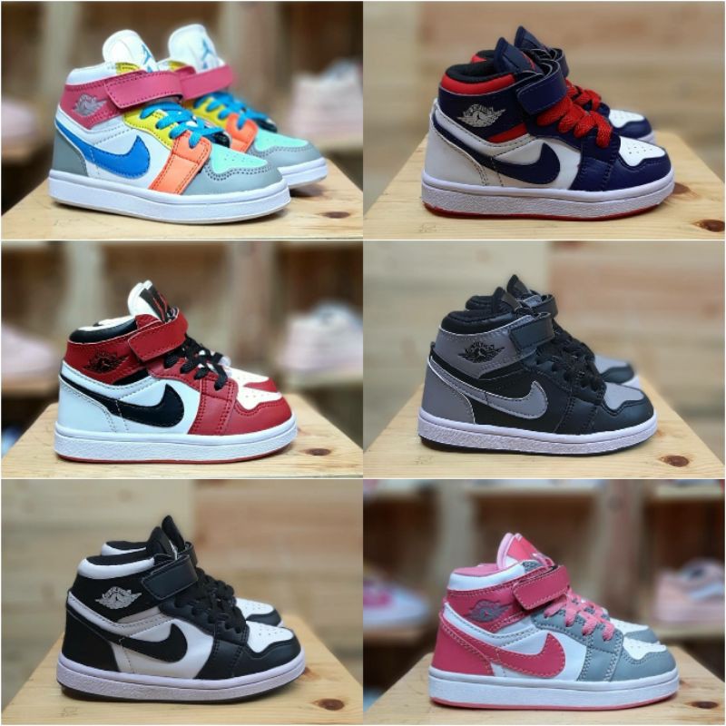 Giày Thể Thao Nike Air Jordan 1 Cổ Cao Cá Tính Cho Bé