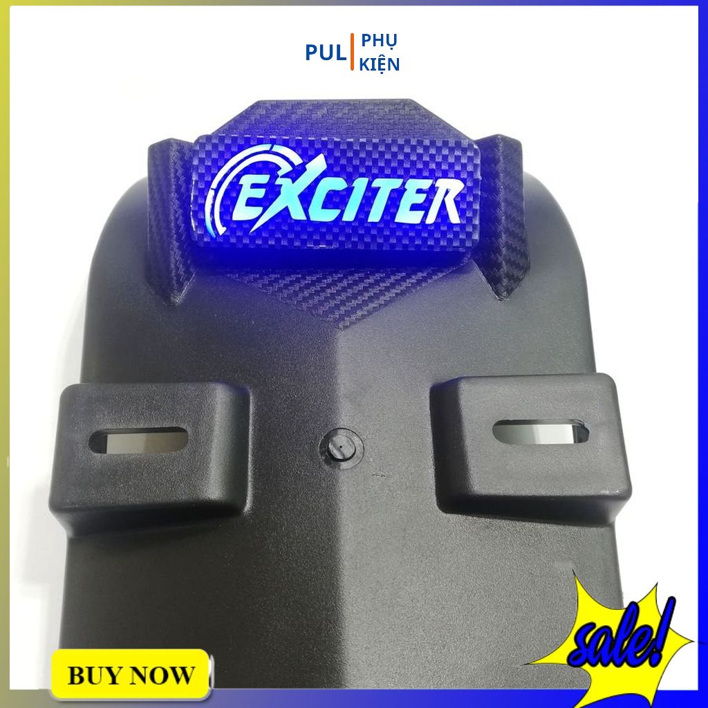 Dè sau chắn bùn Ex 150 Exciter 150 kiểu Sonic kèm đèn led chữ loại đặc biệt thay thế zin chắc chắn