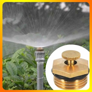 Combo 5 Béc Tưới Cây Phun Mưa Chỉnh Lưu Lượng BẰNG ĐỒNG Ren 21