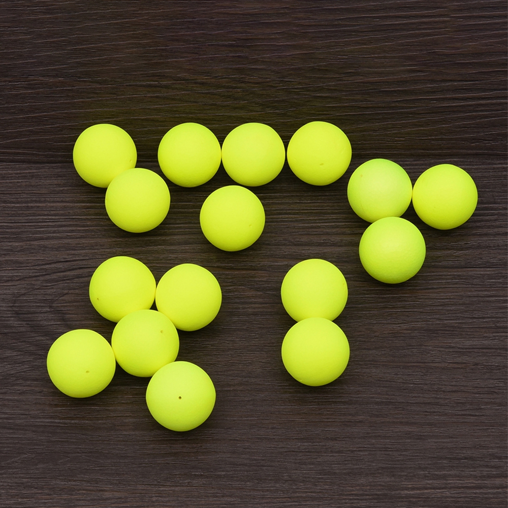 Set 100 hạt mút xốp tròn EPS chiều dài dùng cho câu cá