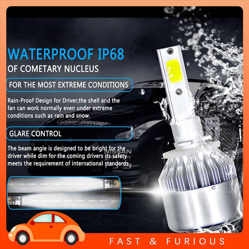 Uu led headlight universal 880/881/h27 headlight car bulbs