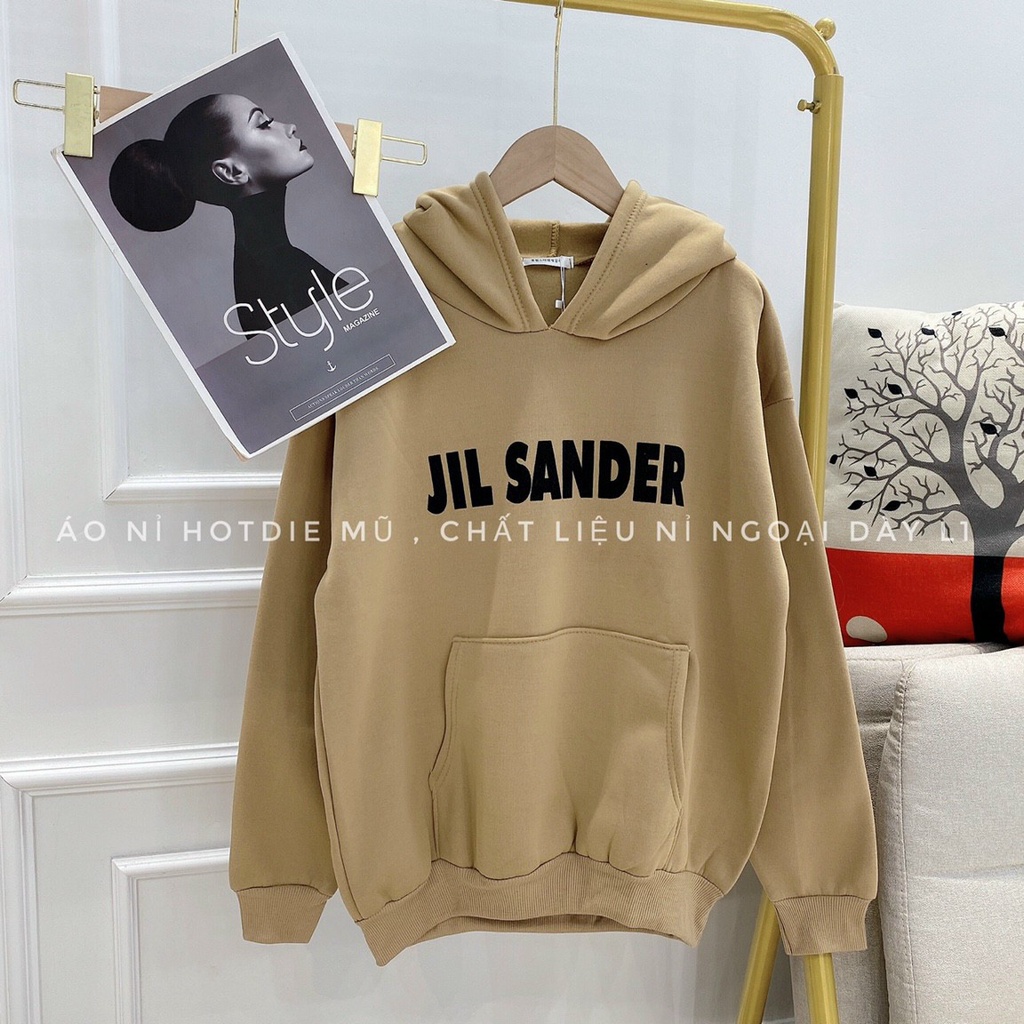 Áo nỉ Hoodie jil sander , áo nỉ bông hoodie unisex nữ phong cách hàn quốc | BigBuy360 - bigbuy360.vn