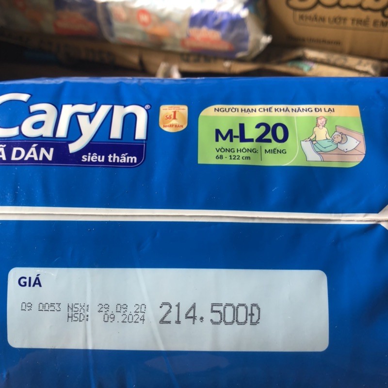 TÃ DÁN CARYN M20/M20+3 và M-L20/ M-L20+3 cái mới ĐỆM THẤM XANH kiểm soát an ninh XUOENG CỤT