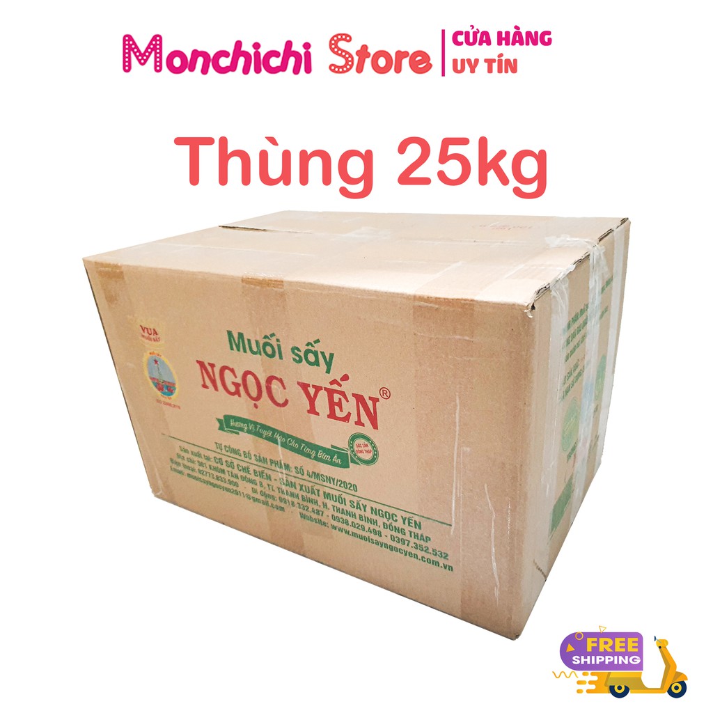 Muối Sấy Ngọc Yến Thùng 25kg giá sỉ