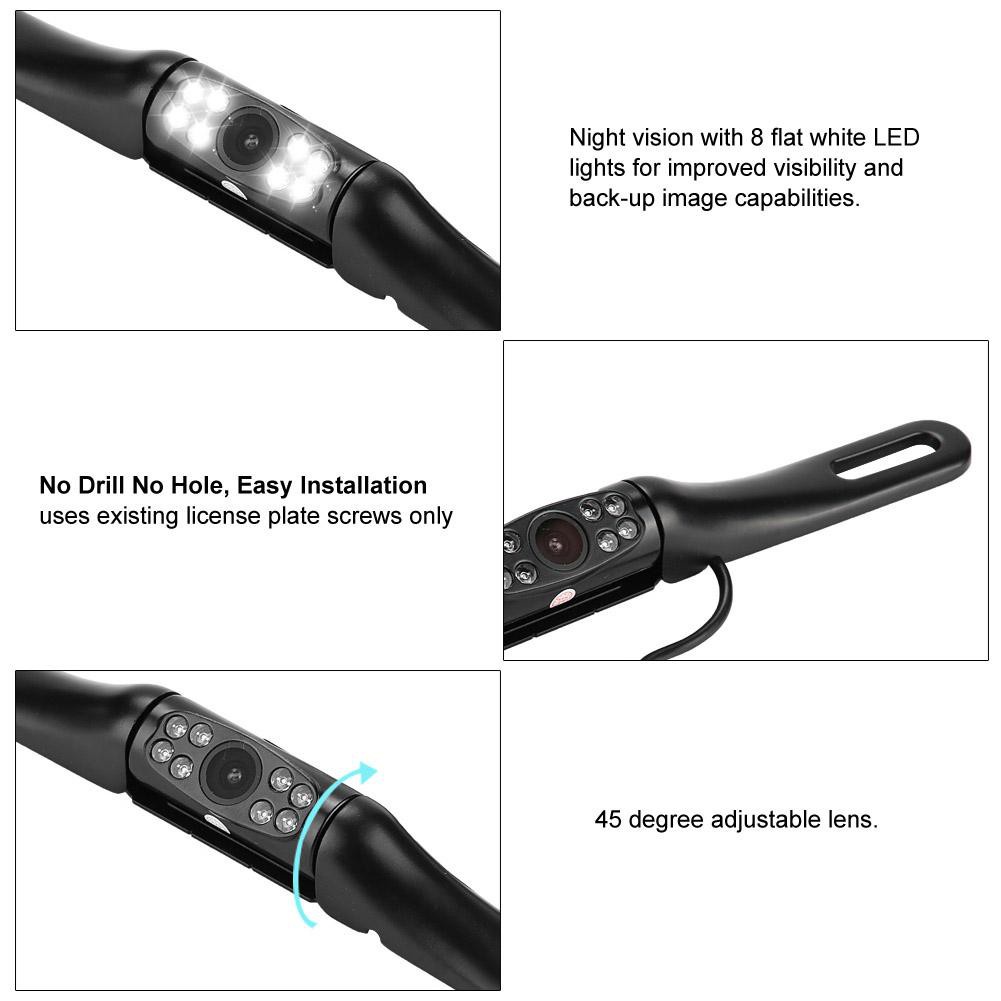 Camera Lùi Xe 628x586 HD 8IR LED Hồng Ngoại Chống Thấm Nước | BigBuy360 - bigbuy360.vn