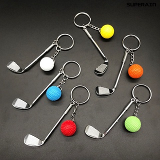 Móc Khóa Hình Quả Bóng Golf Bằng Hợp Kim Nhiều Màu Sắc