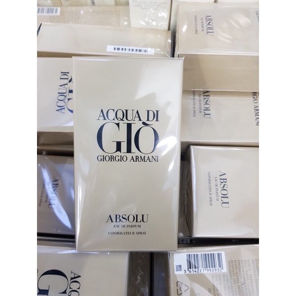Nước hoa Giorgio Armani Acqua Di Giò Absolu EDP 15ml,75ml,125ml,200ml