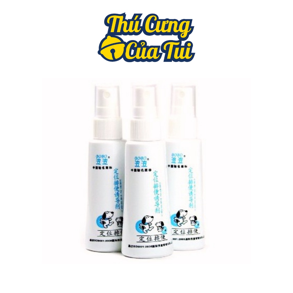 Chai Xịt Hướng Dẫn Đi Vệ Sinh BoBo Cho Chó Mèo - Thú Cưng Của Tui