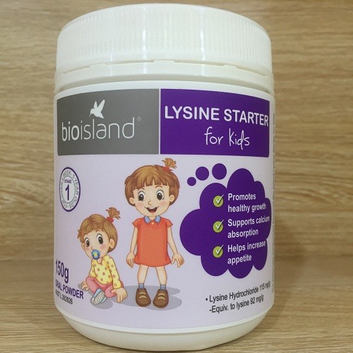 Lysine dạng bột cho bé 0-6 tuổi