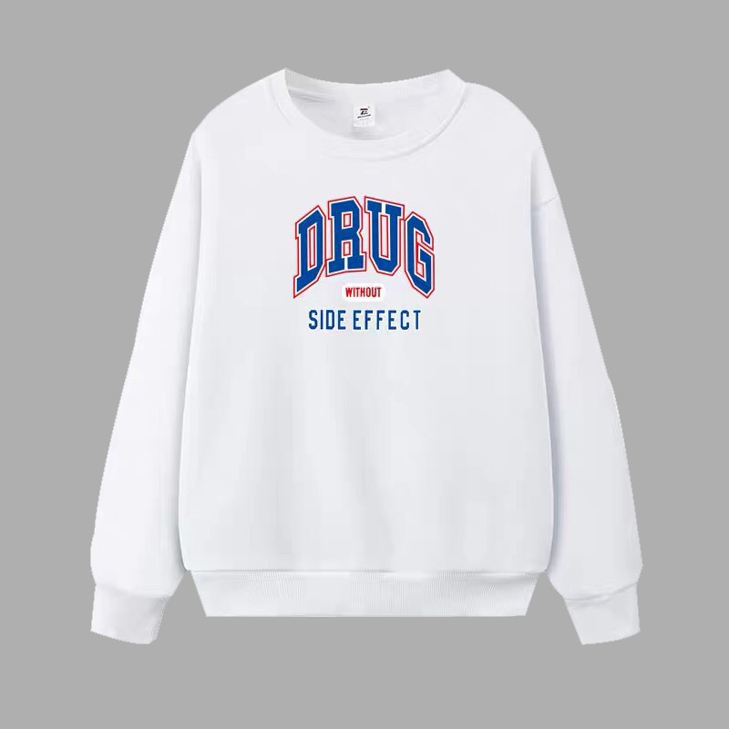 Áo Sweater Nam Nữ DRUG Form Rộng Unisex Tay Bồng Wn1 Chất Nỉ Bông Hàng Xuất Dày Đẹp Không Bai, Không Xù AN21