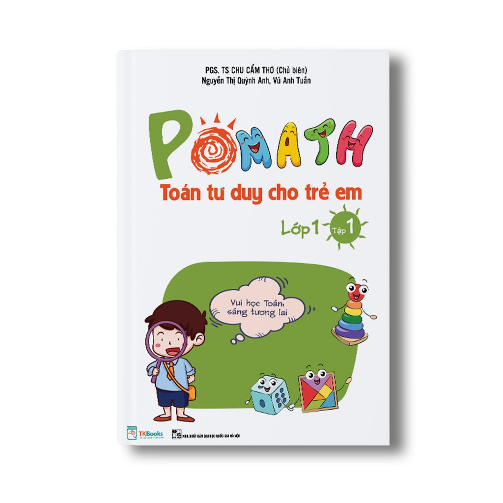 Sách - POMath toán tư duy cho trẻ em lớp 1 - Tập 1