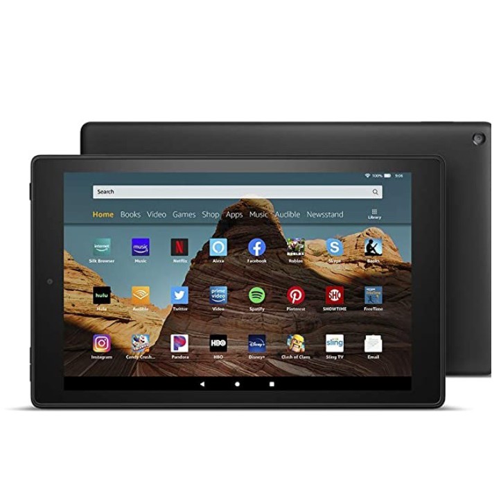 Máy tính bảng Kindle Fire HD 10 Certified Refurbished Màu đen Chính hãng Amazon | BigBuy360 - bigbuy360.vn