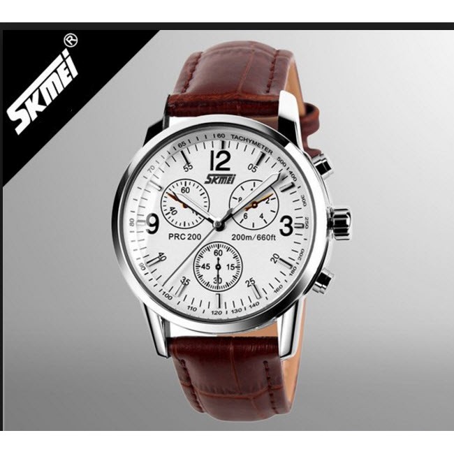 Đồng Hồ Nam Skmei 9070 Dây Da