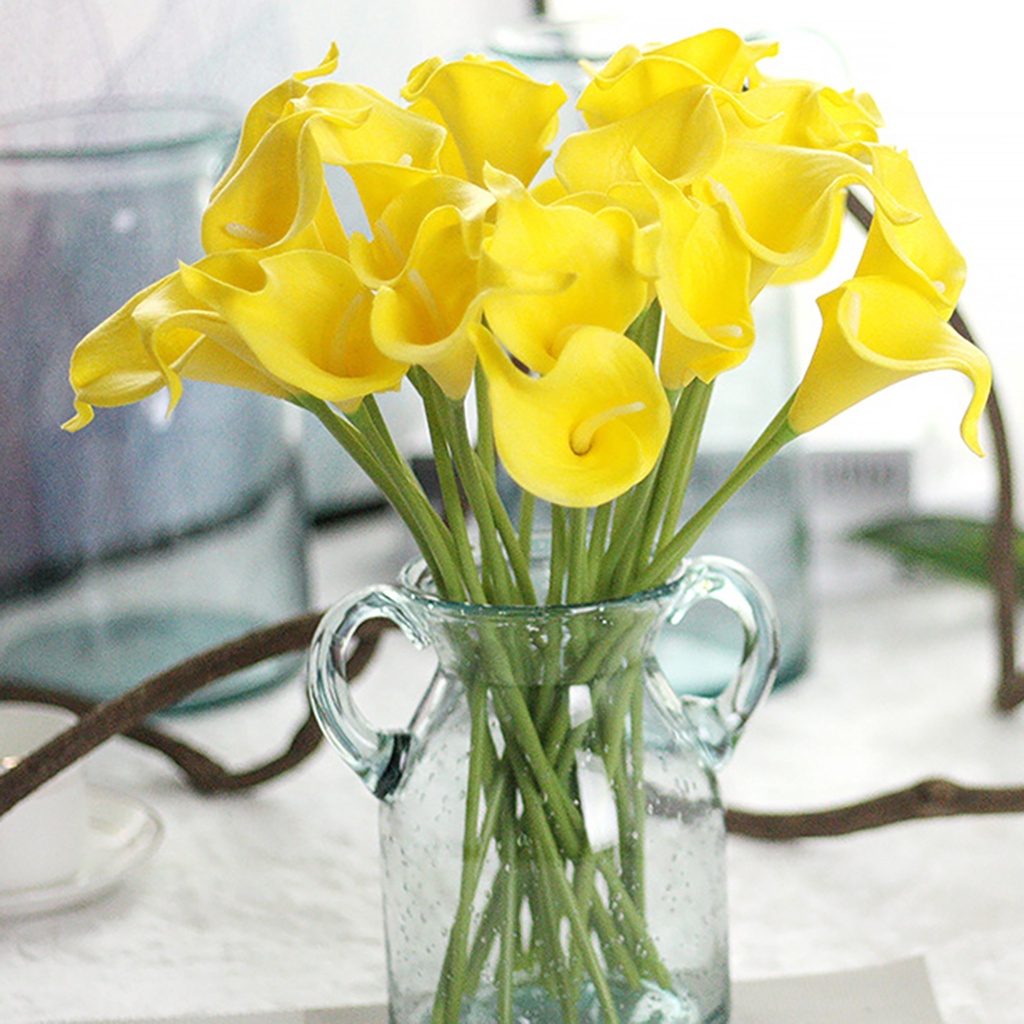 Hoa giả Calla Lily dùng trang trí nhà/tiệc cưới