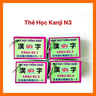 Thẻ học hán tự tiếng nhật kanji n3 - flashcard kanji n3