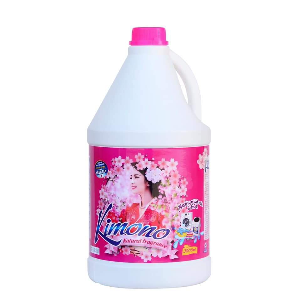 Nước  giặt xả Kimono 2in1 công nghệ Nhật