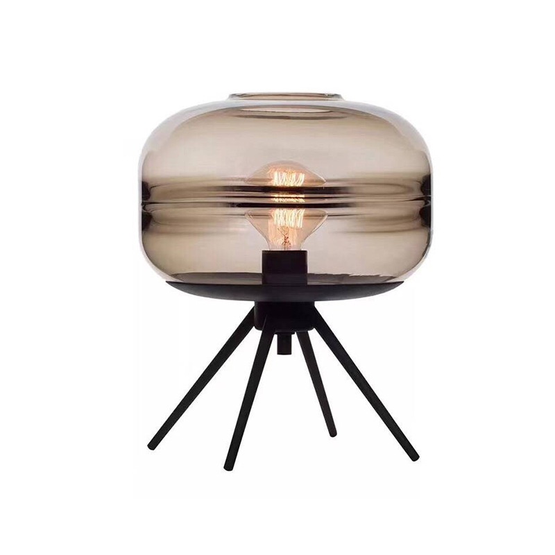 Đèn bàn thủy tinh trang trí phòng khách, phòng ngủ phong cách Bắc Âu hiện đại - TnP DECOR