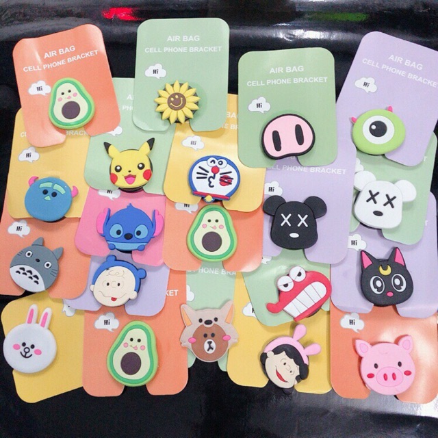 Giá đỡ điện thoại New kết hợp giữa Popsocket và Iring (mẫu ngẫu nhiên)