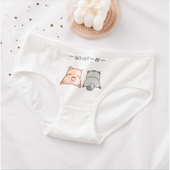 Quần lót nữ 𝐅𝐑𝐄𝐄𝐒𝐈𝐙𝐄 [Mã AT15 /  CHE TÊN SẢN PHẨM] Quần lót mềm mềm mịn chất liệu c𝐨tton,thấm hút, co giãn 4 chiều