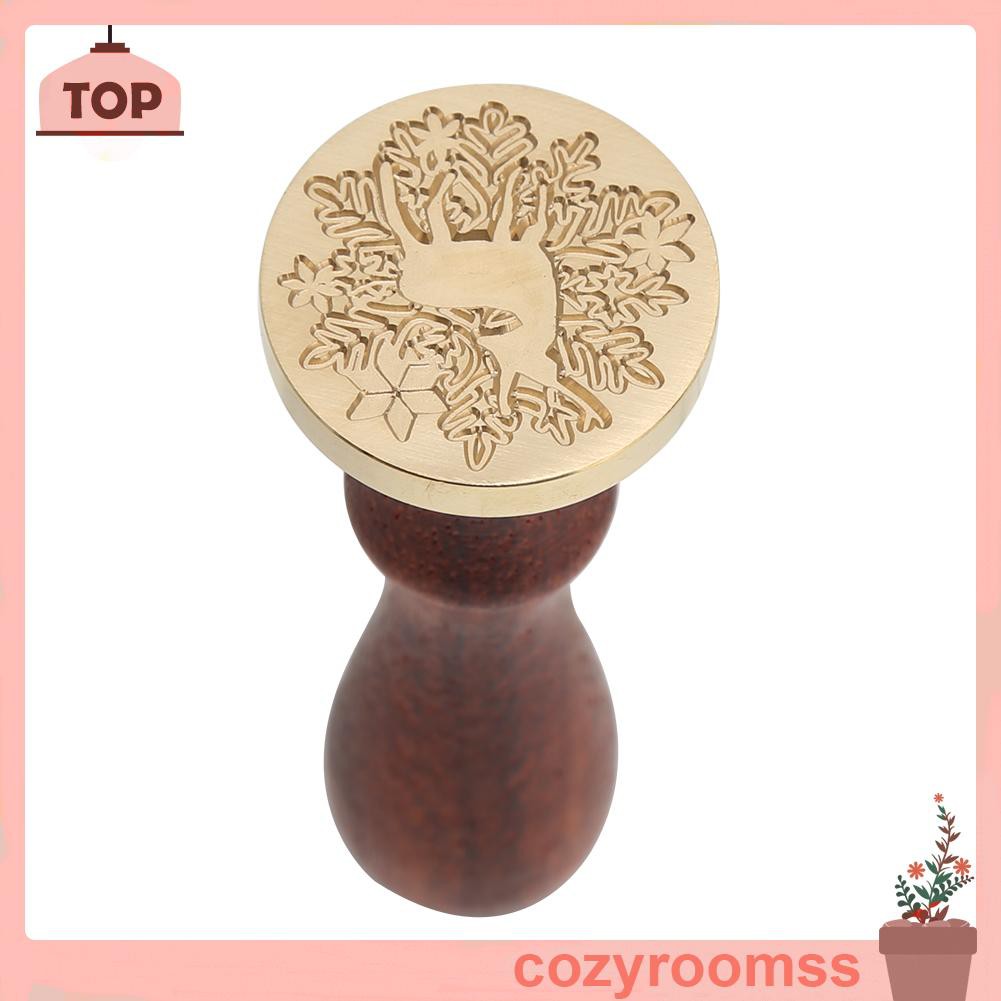 Con Dấu Tay Cầm Bằng Gỗ Phong Cách Retro