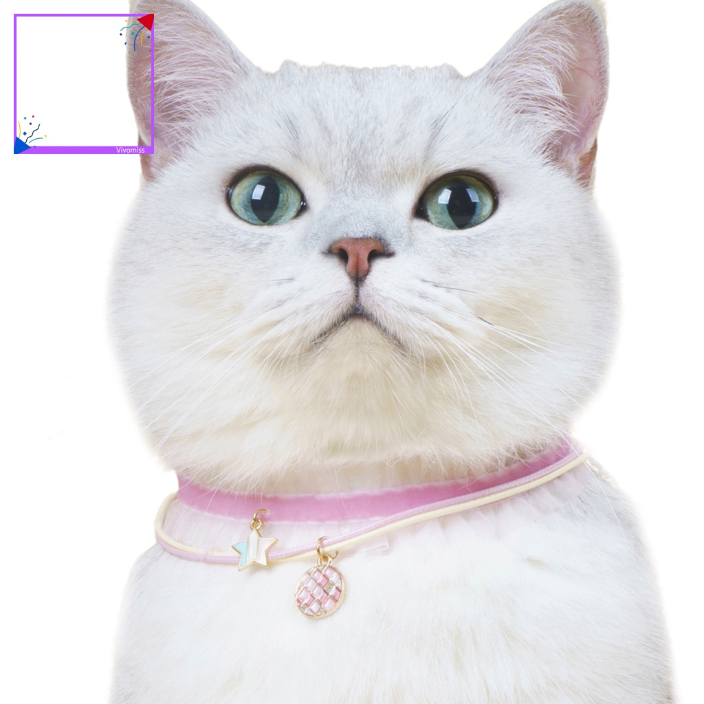 [VM] Vòng Cổ Tròn Quyến Rũ Sang Trọng Cho Thú Cưng