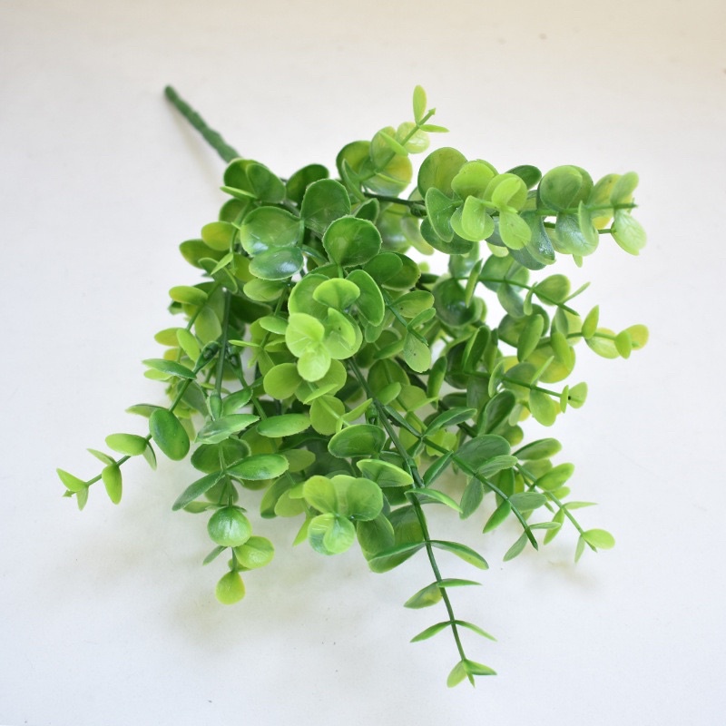 Lá tai chuột, lá bạch đàn, lá xanh giả decor chụp ảnh