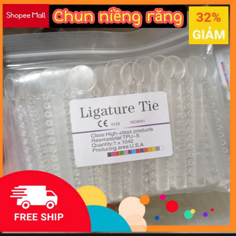 Chun niềng răng, thun niềng răng chỉnh nha trong suốt, nha khoa