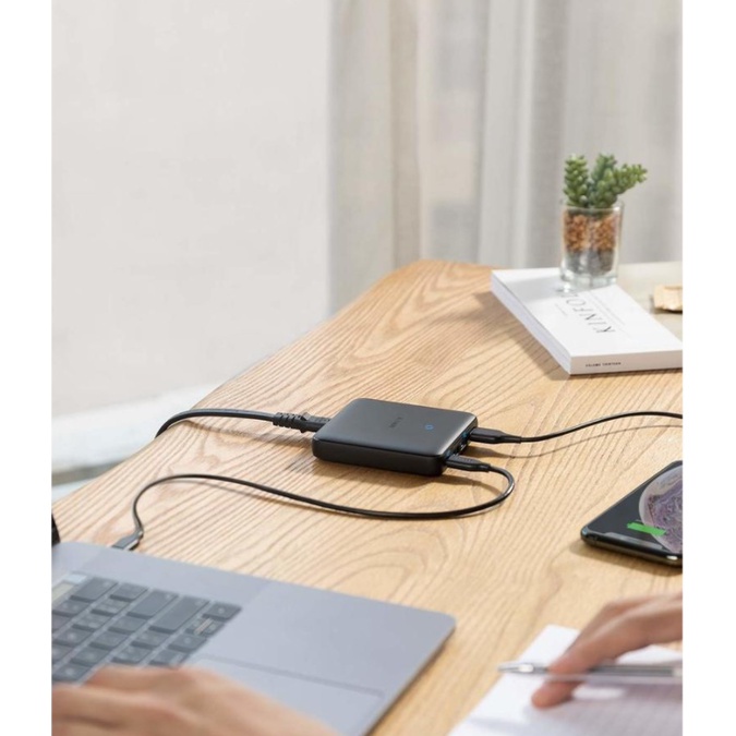 Sạc ANKER 4 cổng PowerPort Atom III Slim 65w PIQ 3.0&amp;GaN  A2045 Bảo hành 18 tháng - Phụ kiện công nghệ 88