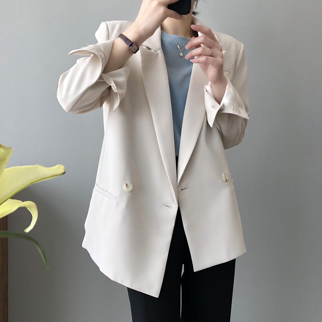 (CAO CẤP+Video) - ÁO KHOÁC BLAZER PASTEL DORY&amp;PONY YASU COAT – Phong Cách 2021 - AK119 (HÀNG CHUẨN HÀN CÔNG TY)) )
