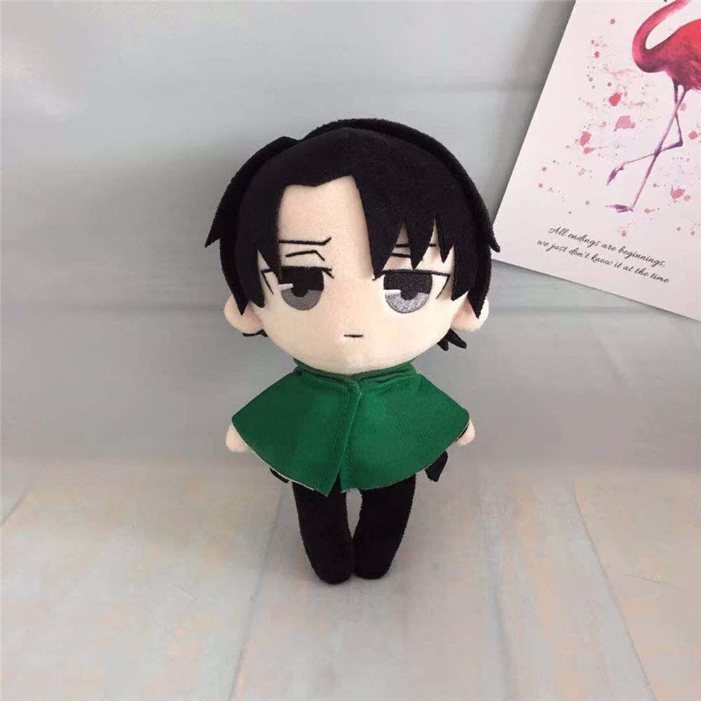 Búp Bê Nhồi Bông Hình Nhân Vật Levi Ackerman Eren Jaeger Trong Attack on Titan Dễ Thương