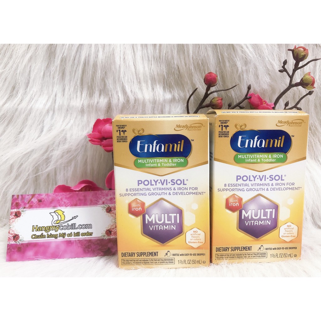 Vitamin tổng hợp Enfamil Poly- Vi- Sol