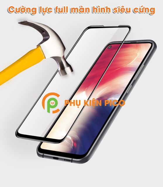 Bộ 2 kính cường lực Full màn ,Bóng đẹp sam sung A8S