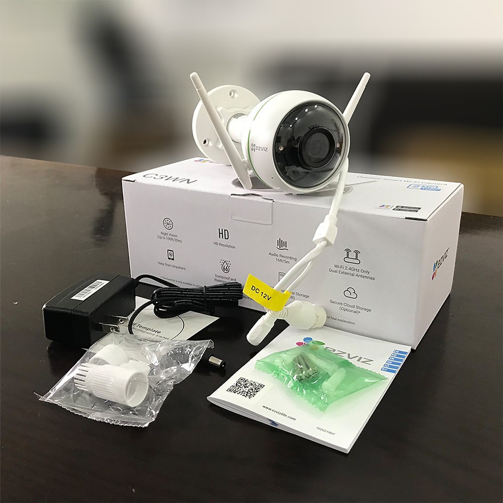 [Video Review]Camera EZVIZ C3WN (outdoor) C6N (Indoor) Full HD 1080p – 2MP (outdoor), Tích Hợp Micrô, Báp Động