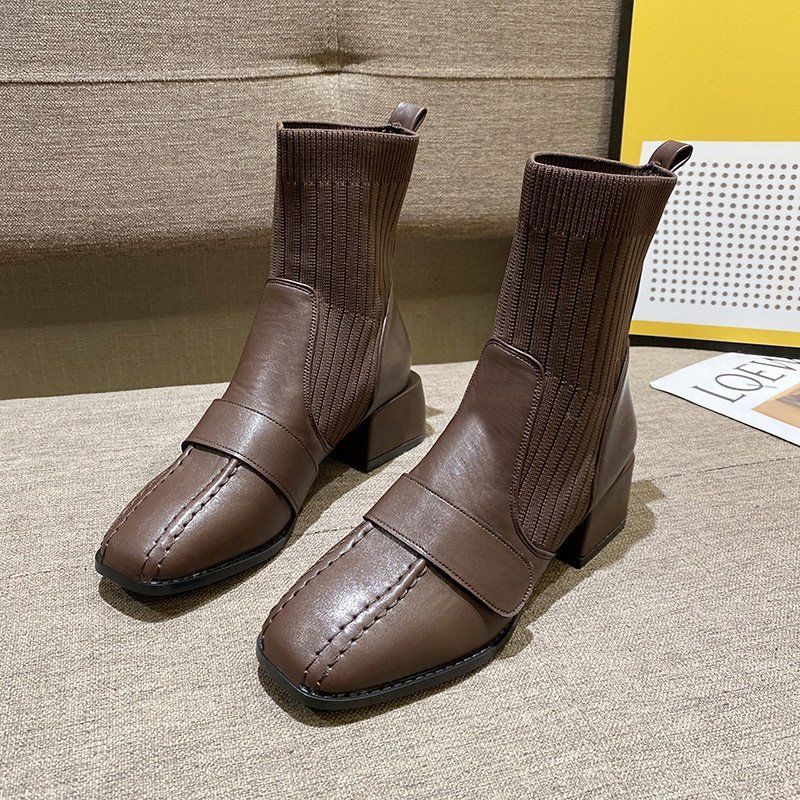 Giày Bốt Martin Phong Cách Anh Quốc Kiểu Mới Thời Trang Xuân Thu Cho Nữ