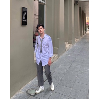 Sơmi cầu vai xanh