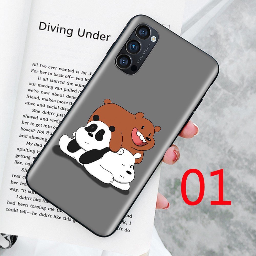 Ốp Lưng Mềm In Hình Gấu We Bare Bear 1 Cho Xiaomi Mi Poco M3 X3 Nfc F2 Pro Max 3 Mix 2s A1 A3 Lite Pocophone F1