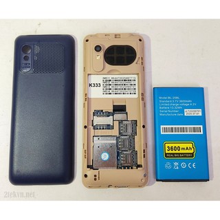 Điện thoại 4 sim siêu mỏng Nokia K333