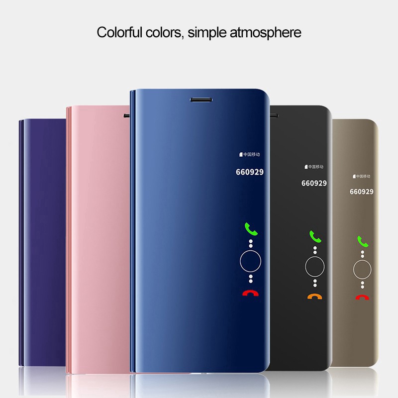 Casing Huawei Mate 20 Pro Mate 20 X lite Mate 30 pro P20 Pro P20 lite Case Smart Mirror Flip Clear View Cover