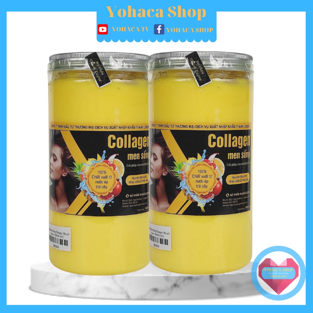 Kem ủ - Hấp tóc Collagen Men Sống Phục Hồi 1000ml thanhlozen