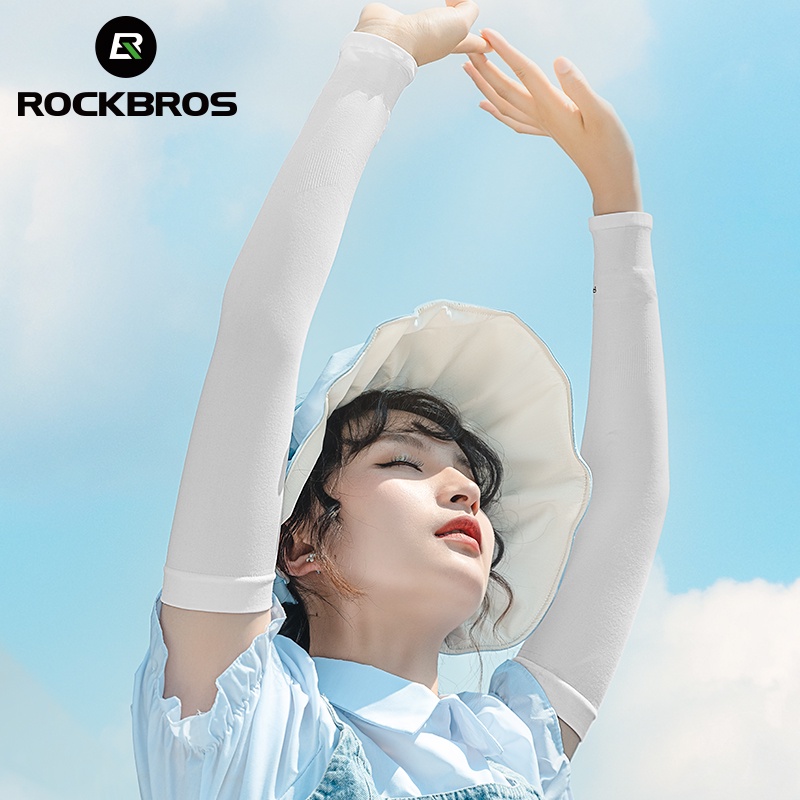 [Fulfilled by Shopee]Cặp găng tay dài ROCKBROS thiết kế thoáng mát chống tia UV hiệu quả sử dụng cho thể thao