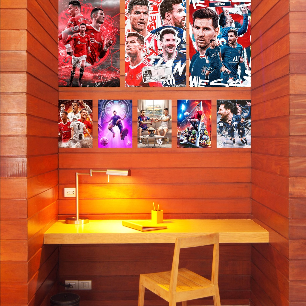 Poster Messi Ronaldo Kết Hợp, Ảnh Dán Tường Messi Ronaldo Kết Hợp Cực Đẹp, Poster Bóng Đá Có In Theo Yêu Cầu