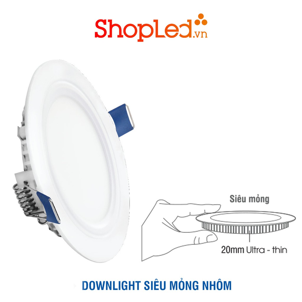 ĐÈN LED DOWNLIGHT SIÊU MỎNG ROMAN ELD3018 HỢP KIM NHÔM - CHIP LED OSRAM CAO CẤP, TIẾT KIỆM ĐIỆN NĂNG