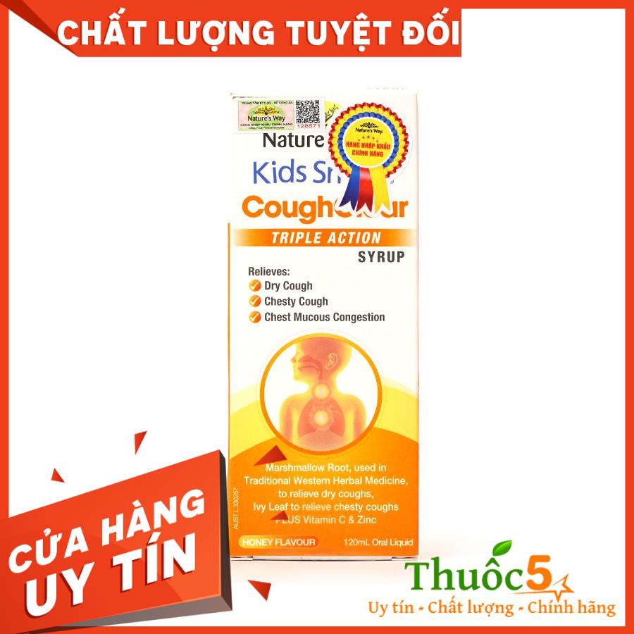 [GIÁ GỐC] Kids smart coughclear Triple action Syrup hỗ trợ hô hấp cho bé