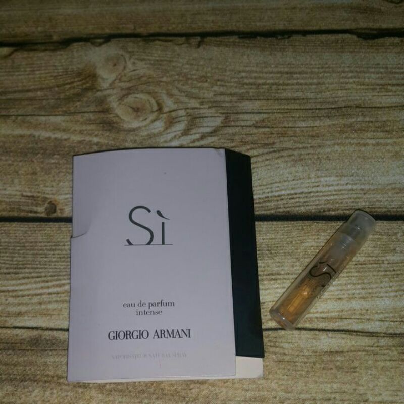 Vial mẫu thử nước hoa Sì Giorgio Amani y ảnh