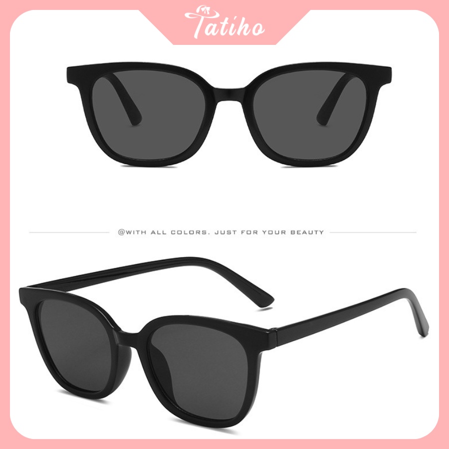 Kính Mát (Kính Râm) Hình Vuông Gọng Nhựa Phong Cách Hàn Quốc - Tatiho - Mã MK036