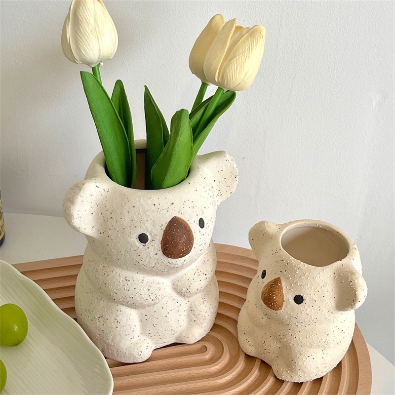 Lọ Đựng Cọ Trang Điểm Hình Gấu Koala Dễ Thương
