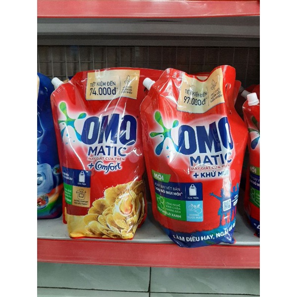 NƯỚC GIẶT OMO 3,9KG - 2KG